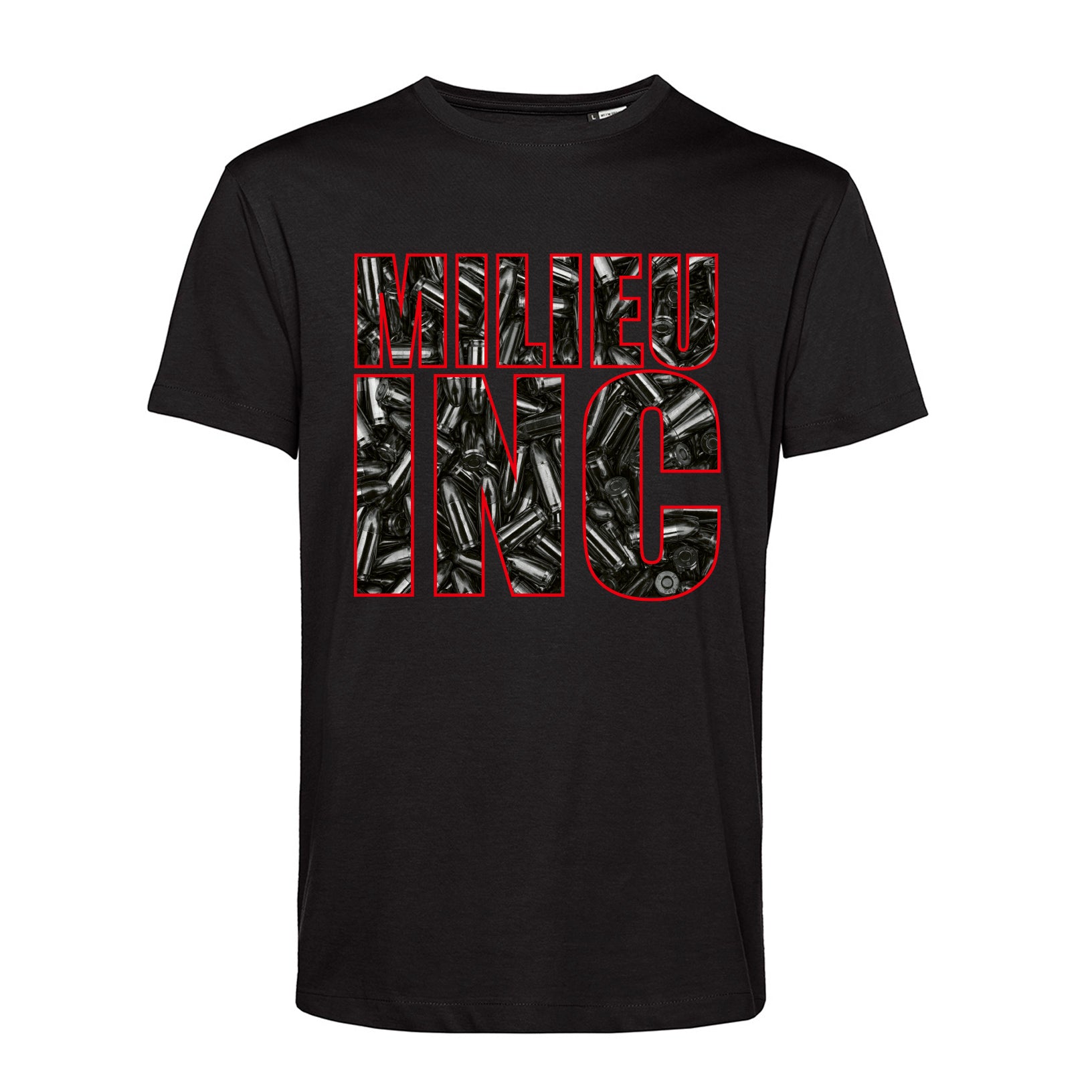 Milieu Inc. Bullet - T-Shirt Black/Red