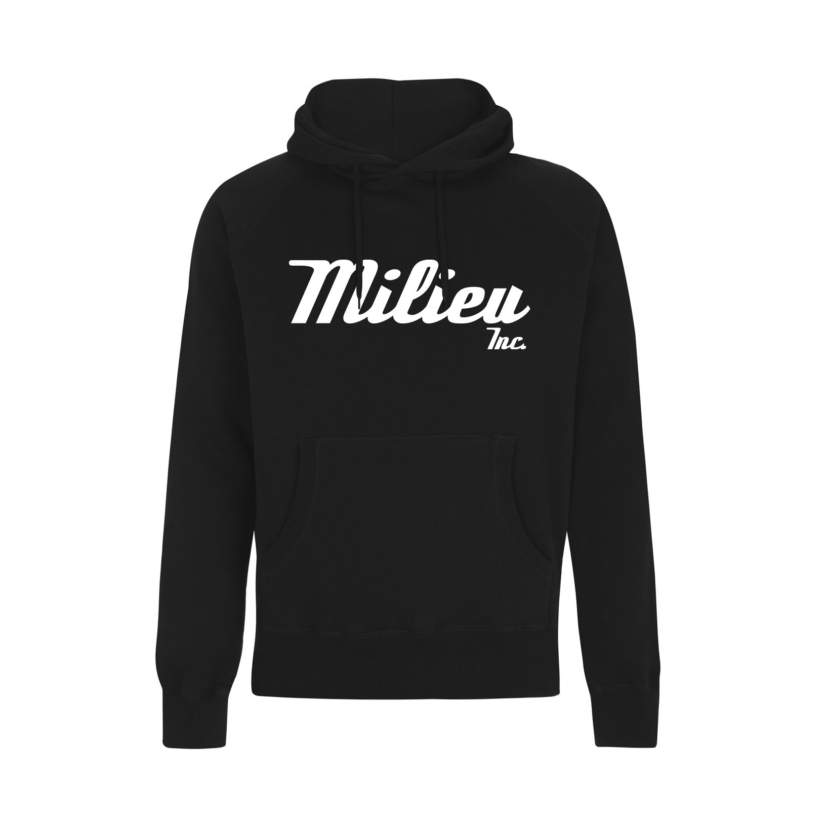 Milieu Inc. - Hoodie Black/White