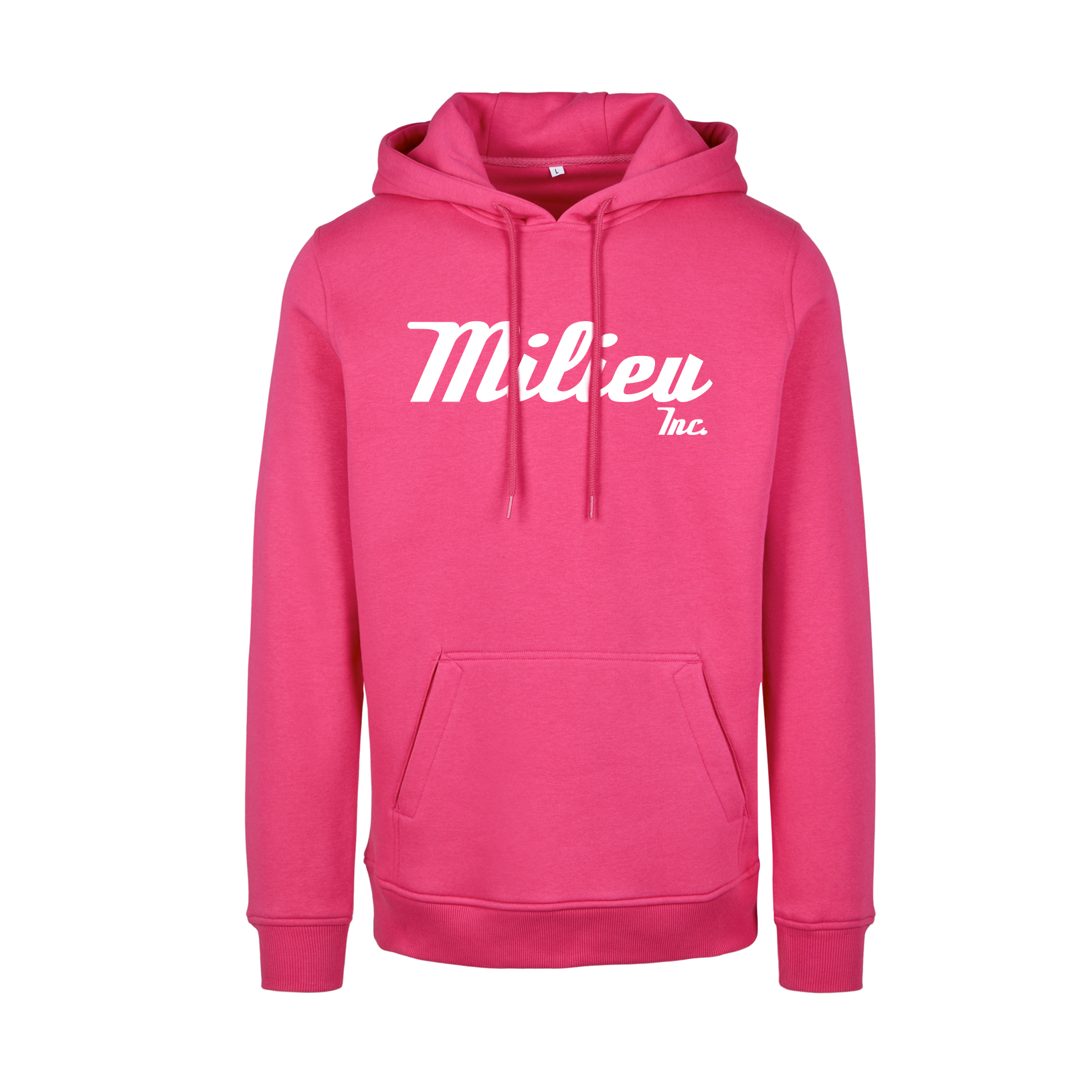 Milieu Inc. - Girls Hoodie Pink/White