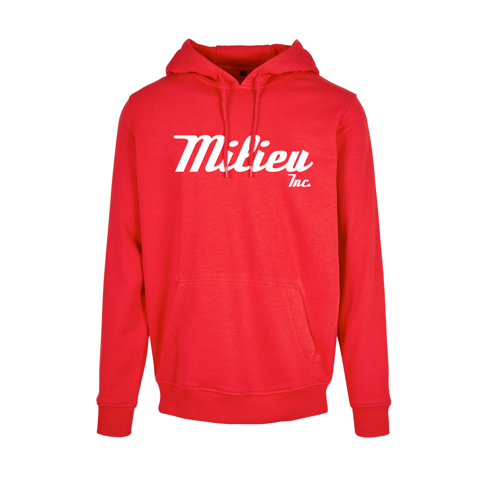 Milieu Inc. - Hoodie Red/White