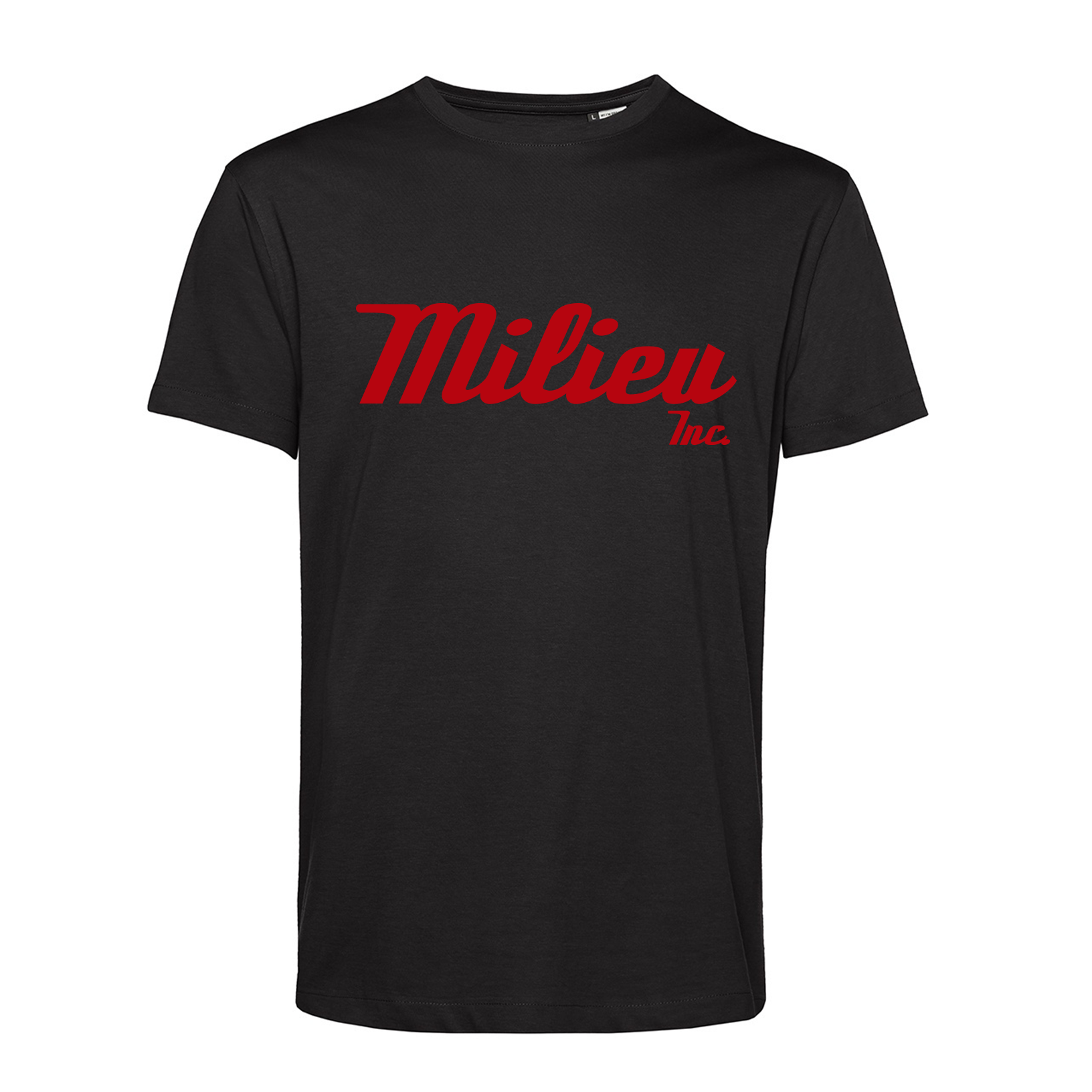 Milieu Inc. - T-Shirt Black/Red