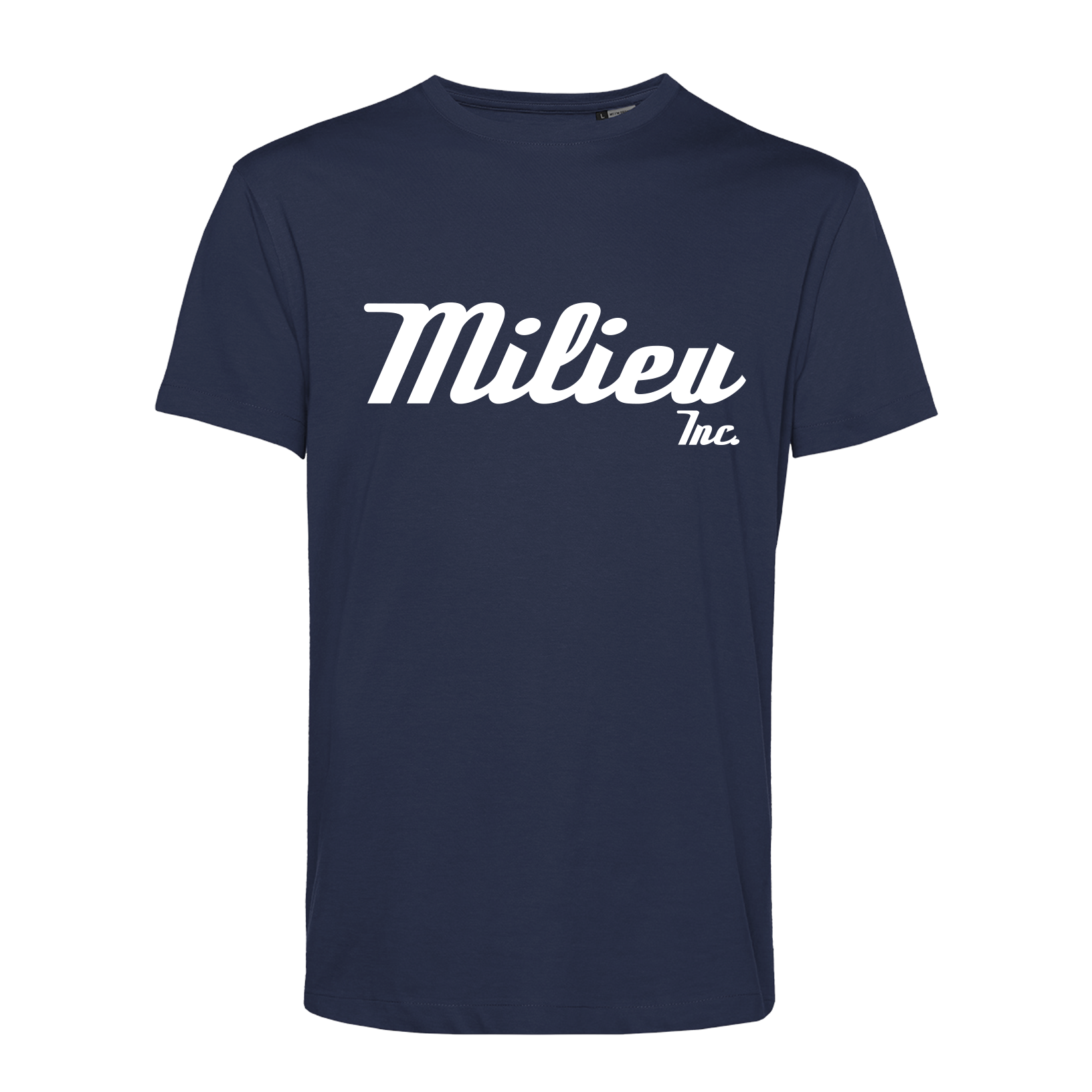 Milieu Inc. - T-Shirt Navy/White