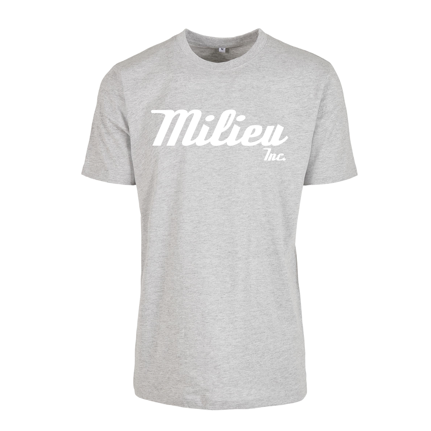 Milieu Inc. - T-Shirt Heather Grey/White