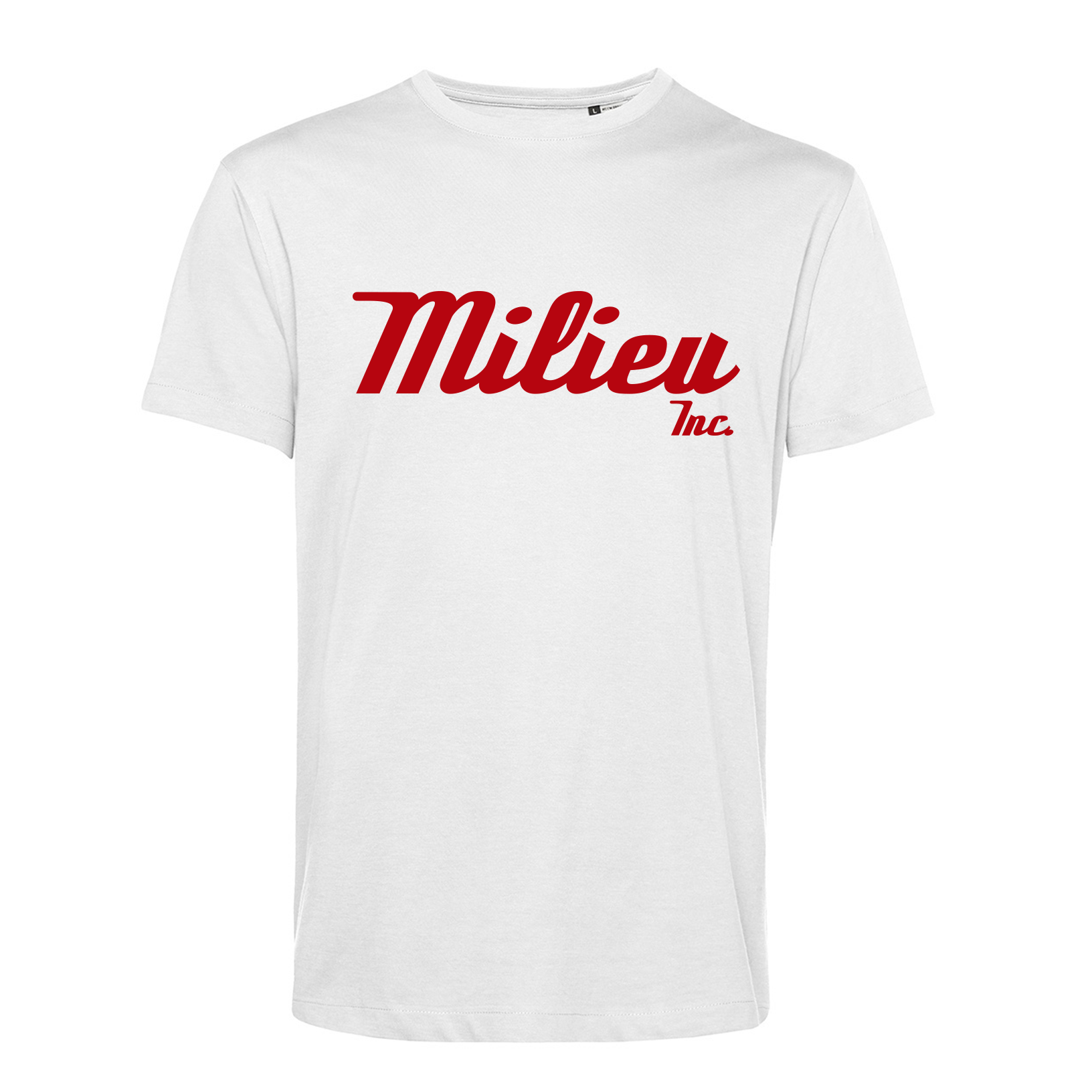 Milieu Inc. - T-Shirt White/Red